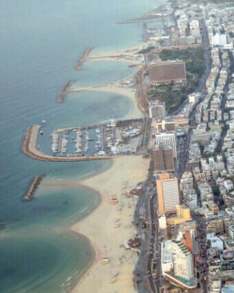 מבט עילי על תל אביב | יוסי זמיר / פלאש 90