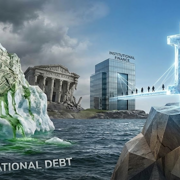 היחלשות הדולר והבנקים המרכזיים לעומת הקריפטו | נוצר באמצעות AI