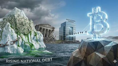 היחלשות הדולר והבנקים המרכזיים לעומת הקריפטו | נוצר באמצעות AI היחלשות הדולר והבנקים המרכזיים לעומת הקריפטו | נוצר באמצעות AI