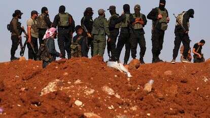 כוחות דרוזיים בדרום סוריה | AP כוחות דרוזיים בדרום סוריה | AP