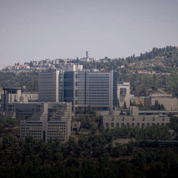 המרכז הרפואי הדסה עין כרם. | יונתן זינדל, פלאש 90