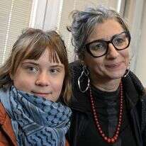 פרנצ'סקה אלבנזה וגרטה טונברג | EPA/Riccardo Antimiani