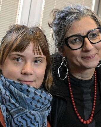 פרנצ'סקה אלבנזה וגרטה טונברג | EPA/Riccardo Antimiani