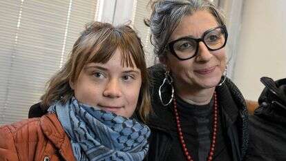 פרנצ'סקה אלבנזה וגרטה טונברג | EPA/Riccardo Antimiani