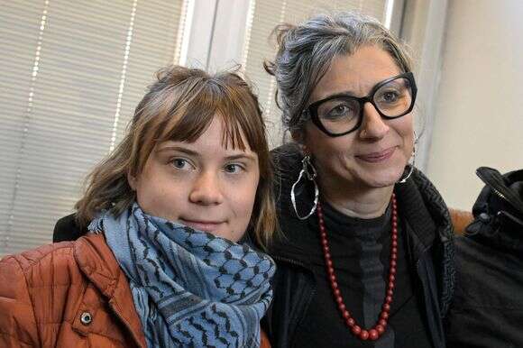 פרנצ'סקה אלבנזה וגרטה טונברג | EPA/Riccardo Antimiani פרנצ'סקה אלבנזה וגרטה טונברג | EPA/Riccardo Antimiani