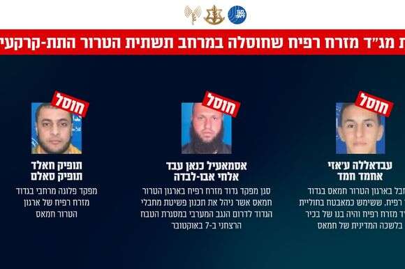 המחבלים שחוסלו ברפיח | דובר צה"ל