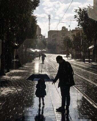 גשם בירושלים | AFP גשם בירושלים | AFP