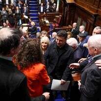 זלנסקי בפרלמנט בדבלין, השבוע | איי.אף.פי