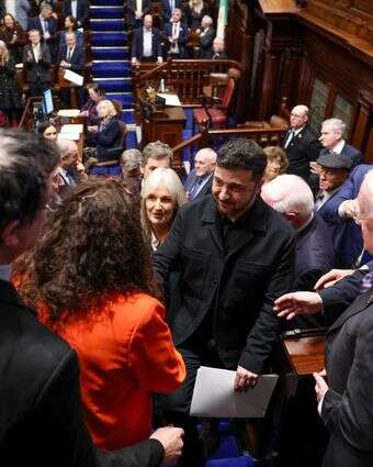 זלנסקי בפרלמנט בדבלין, השבוע | איי.אף.פי