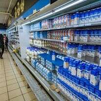 מוצרי חלב בסופר בישראל, 2025, אילוסטרציה | יונתן זינדל, פלאש 90