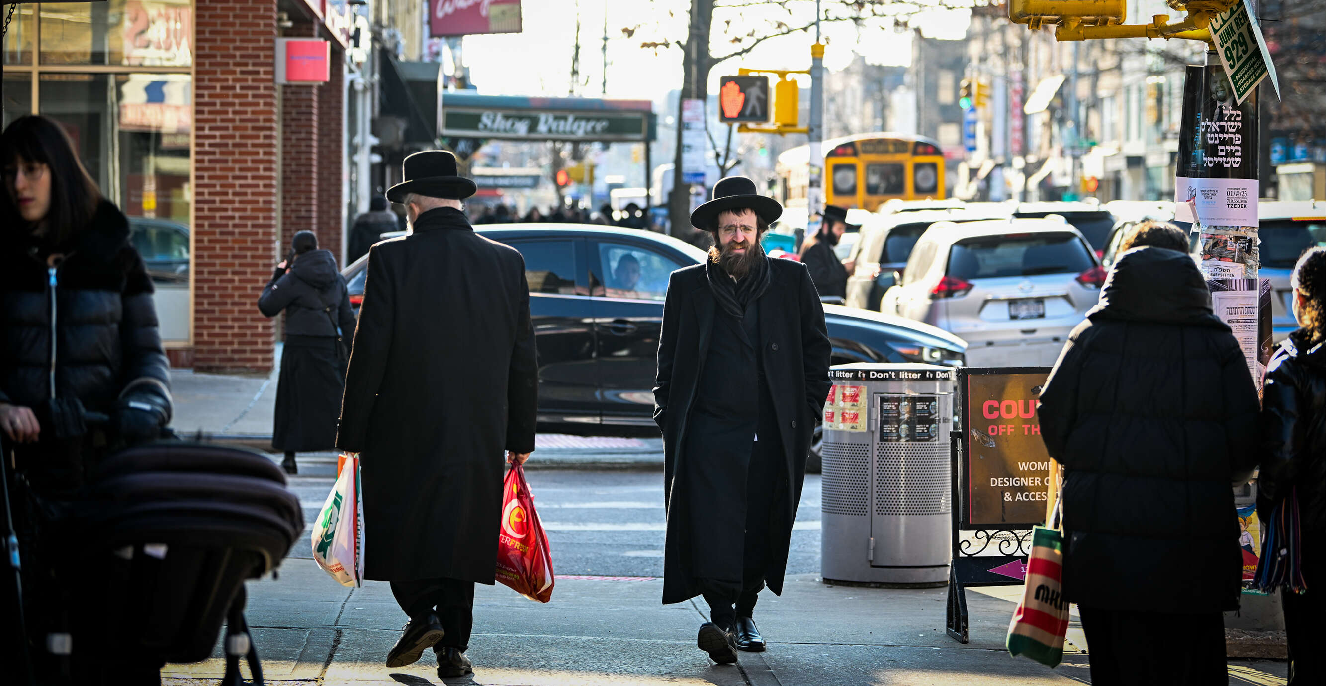 חרדים בבורו פארק, ברוקלין, ניו-יורק | אריה לייב אברהמס פלאש 90