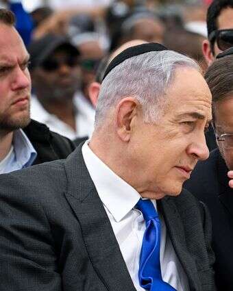 הרצוג ונתניהו | אריה לייב אברמס, פלאש 90