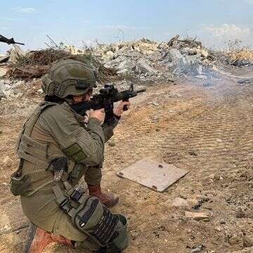 קצינה לוחמת בעזה | דובר צה"ל