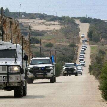 משלחת מועצת הביטחון של האו"ם, בשבת בלבנון | Mahmoud ZAYYAT / AFP משלחת מועצת הביטחון של האו"ם, בשבת בלבנון | Mahmoud ZAYYAT / AFP