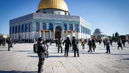 כוחות משטרה בהר הבית | ג'מאל עוואד - פלאש 90 כוחות משטרה בהר הבית | ג'מאל עוואד - פלאש 90