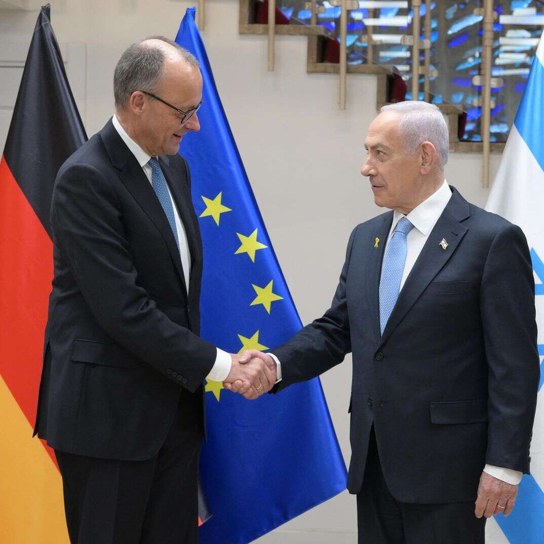 קנצלר גרמניה פרידריך מרץ בפגישה עם נתניהו בירושלים, דצמבר 25' | עמוס בן גרשום, לע"מ קנצלר גרמניה פרידריך מרץ בפגישה עם נתניהו בירושלים, דצמבר 25' | עמוס בן גרשום, לע"מ