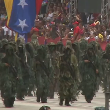 חיילים בוונצואלה | צילום מסך מיוטיוב, אל-ג'אזירה חיילים בוונצואלה | צילום מסך מיוטיוב, אל-ג'אזירה