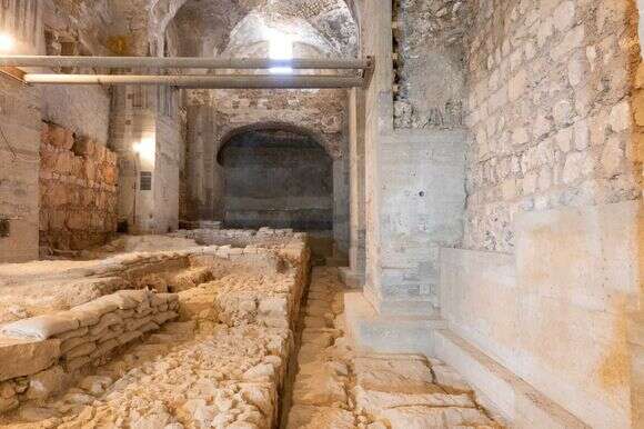 מתחם הקישלה לפני תחילת עבודות החפירה. | דור פזואלו, מגדל דוד מוזיאון ירושלים מתחם הקישלה לפני תחילת עבודות החפירה. | דור פזואלו, מגדל דוד מוזיאון ירושלים