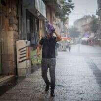 גשם בירושלים | יונתן זנדל / פלאש 90