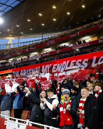 אוהדי ארסנל באיצטדיון האמירויות בלונדון | EPA