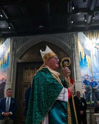 הקרדינל טימותי דולן, הארכיבישוף של ניו יורק | SPENCER PLATT / GETTY IMAGES NORTH AMERICA / Getty Images via AFP הקרדינל טימותי דולן, הארכיבישוף של ניו יורק | SPENCER PLATT / GETTY IMAGES NORTH AMERICA / Getty Images via AFP