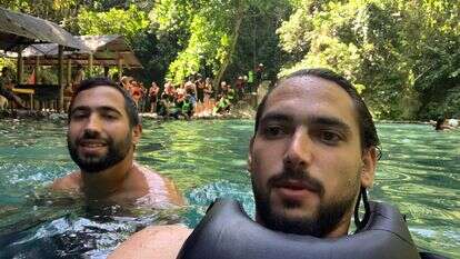 בן ז"ל ואבינועם שמעוני | באדיבות המשפחה