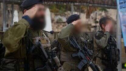 חיילי חטיבת החשמונאים בטקס | דובר צה"ל חיילי חטיבת החשמונאים בטקס | דובר צה"ל