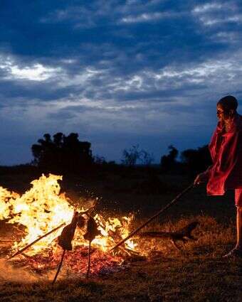 הדלקת אש במחוז נארוק, קניה | AFP הדלקת אש במחוז נארוק, קניה | AFP