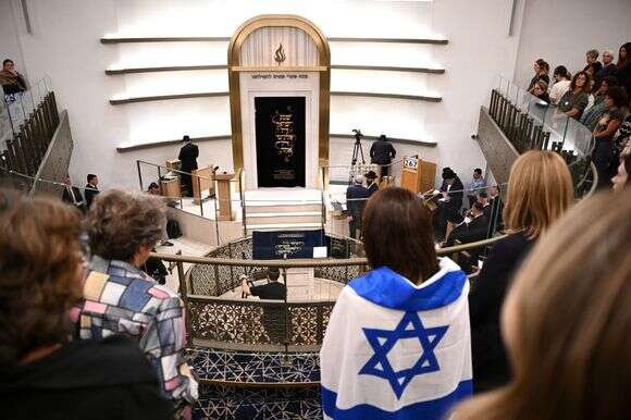 עצרת בבית בחב"ד בבונדי בסידני, אוסטרליה | EPA