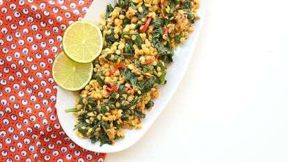 אפונים מוקפצים בתרד | אפרת ליכטנשטט