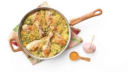 עוף בקארי וקוקוס עם בורגול – אל תבנו על שאריות | אפרת ליכטנשטט