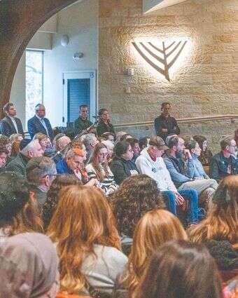 אירוע זיכרון לסרן עומר נאוטרה ז"ל בקהילה היהודית בלונג־איילנד, שבה נולד | AFP