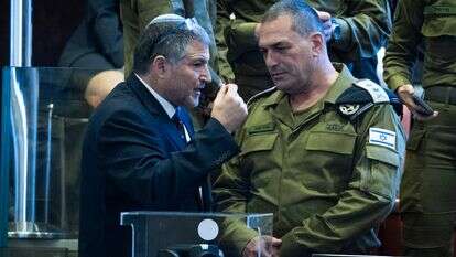 ראש השב"כ דוד זיני והרמטכ"ל אייל זמיר | יונתן זינדל, פלאש 90