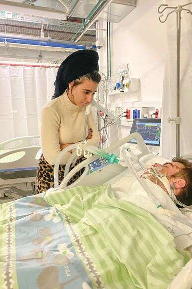 בני הזוג בימים הראשונים שלאחר הפציעה | באדיבות המצולמים