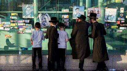 חרדים מפגינים נגד חוק הגיוס, אוקטובר 2025 | נעמה שטרן