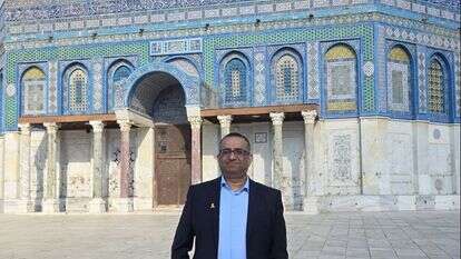 "הסברתי שאני חלק ממשימת שלום". לגהארי | צילום מתוך עמוק הלינקדאין של לגהארי