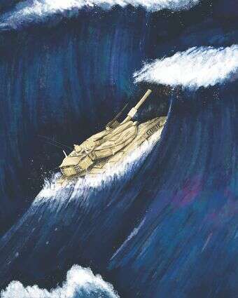 קו השבר דף הבית | איורו של אביב שמיר לסיפורו של יוחאי בלוי