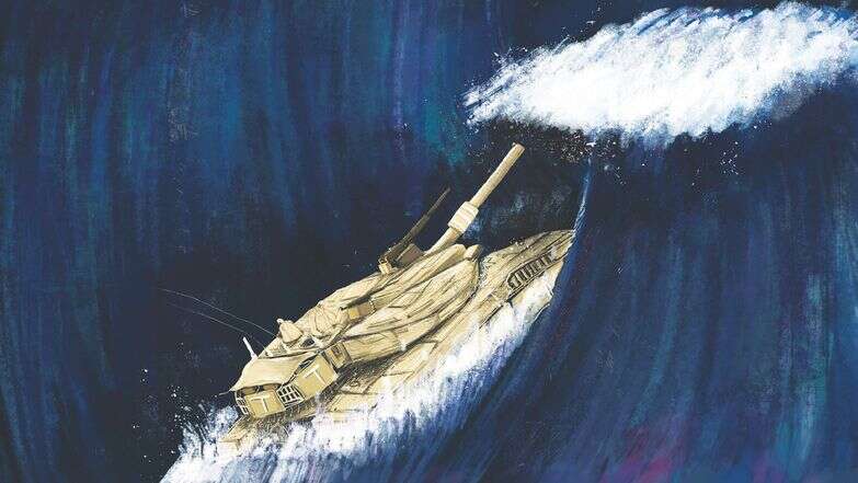 קו השבר דף הבית | איורו של אביב שמיר לסיפורו של יוחאי בלוי