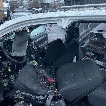 המכונית ההרוסה, מוסקבה | AFP