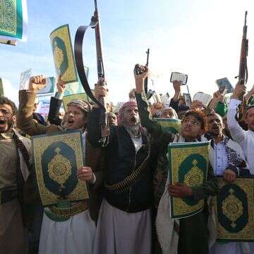 המורדים החות’ים בתימI | Mohammed HUWAIS / AFP