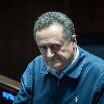 שר הביטחון ישראל כ"ץ בכנסת | יונתן זינדל, פלאש 90