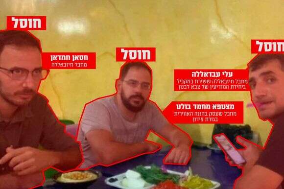 שלושת מחבלי חיזבאללה שחוסלו | דובר צה"ל