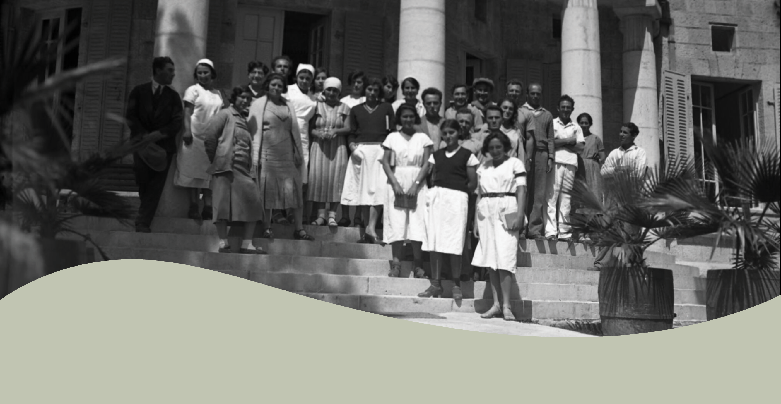 תמונות הארכיון של בית ארזה באדיבות הארכיון הציוני