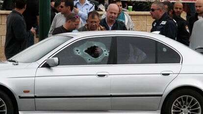 זירת הרצח של טאהר לאלה בת"א | רוני שוצר/FLASH90