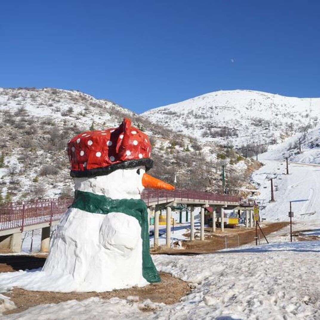 שלג בחרמון | צילום: אייל מרגולין, פלאש 90