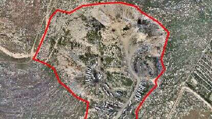 מטמנת הפסולת בדיר דבואן, האתר הגדול ביותר בשטחי יו"ש | גוגל מפות