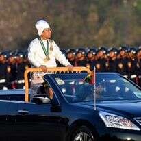 ראש החונטה במיאנמר, מין אונג הלינג | AFP