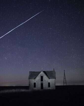 לוויין של חברת סטארלינק עובר מעל טקסס, 2021 | איי.פי