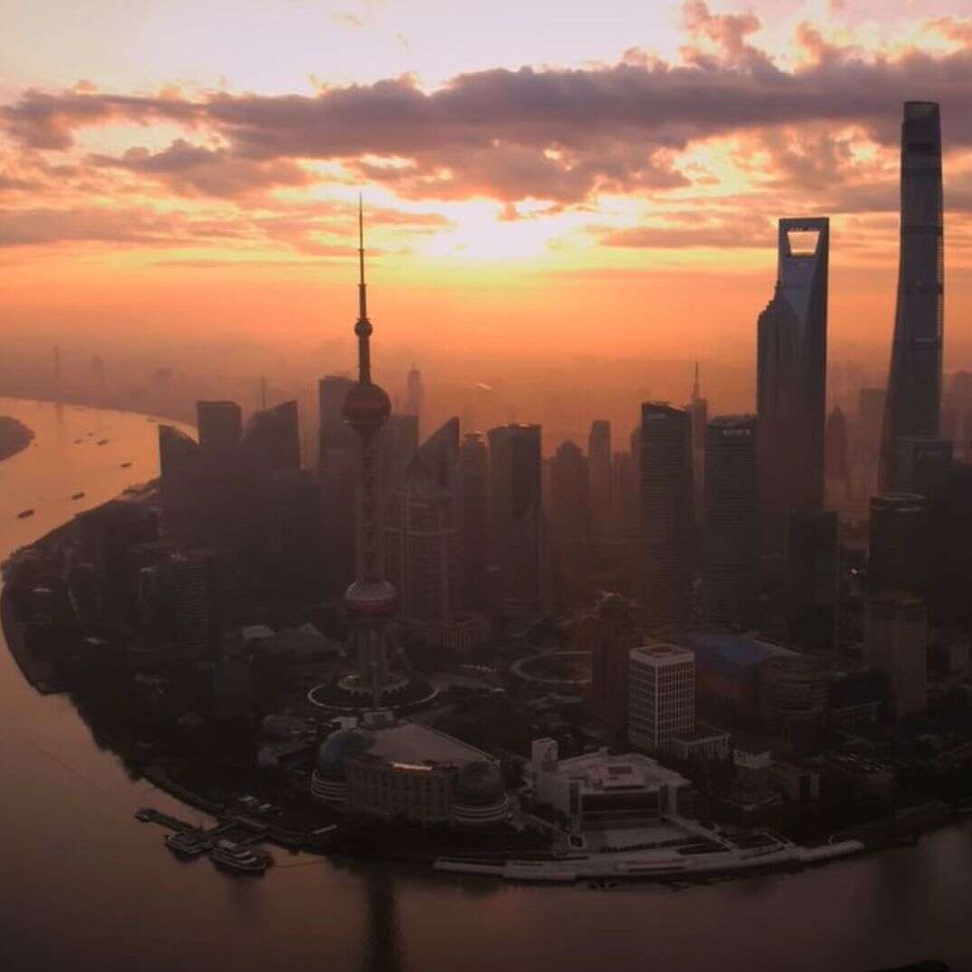 זריחה בשמי שנגחאי | יוטיוב