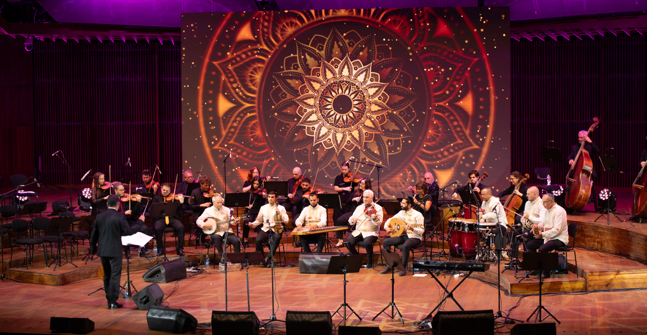 התזמורת האנדלוסית מטרוז אשקלון במופע בהיכל התרבות בתל־אביב | פוטו דוד אסייג